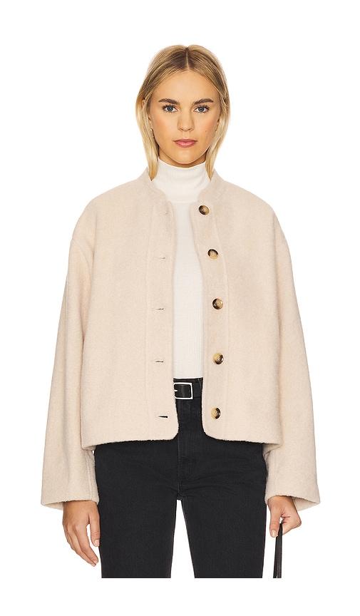 Elodie the Label Elodie Jules Half Coat in Beige by ELODIE THE LABEL