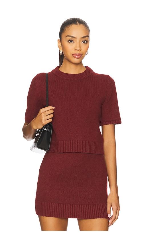 Elodie the Label Elodie Sana Sweater in Red by ELODIE THE LABEL