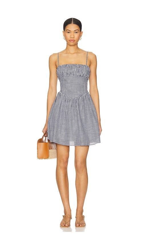Elodie the Label Leona Mini Dress in Navy by ELODIE THE LABEL