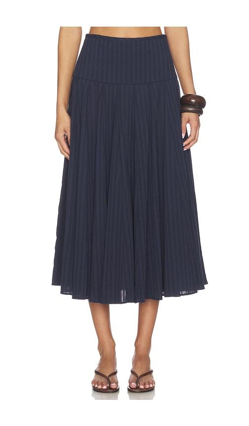 Elodie the Label Merritt Skirt in Navy by ELODIE THE LABEL