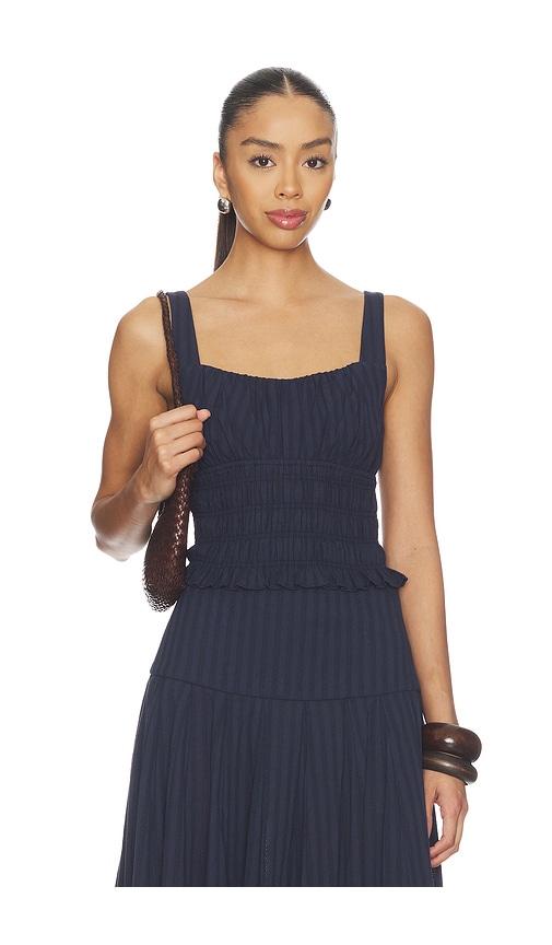 Elodie the Label Merritt Top in Navy by ELODIE THE LABEL