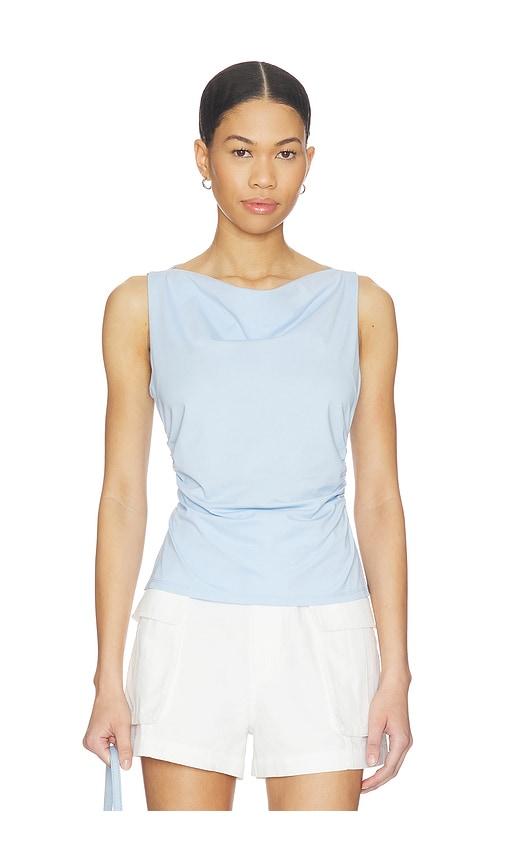 Elodie the Label Myra Top in Baby Blue by ELODIE THE LABEL