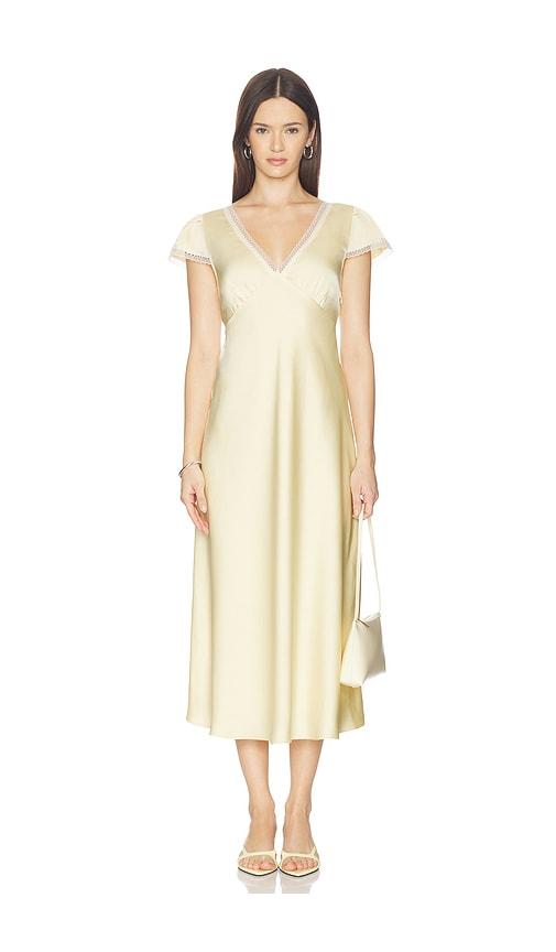 Elodie the Label Ondine Dress in Lemon by ELODIE THE LABEL