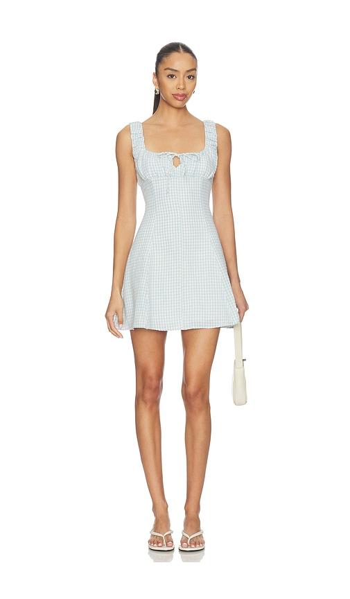 Elodie the Label Vale Mini Dress in Baby Blue by ELODIE THE LABEL