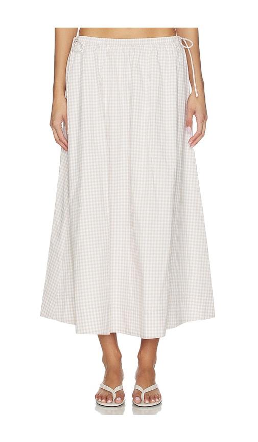 Elodie the Label Vionnet Skirt in Taupe by ELODIE THE LABEL