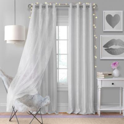 Aurora Kids Room Darkening Layered Sheer Curtains by ELRENE HOME FASHIONS