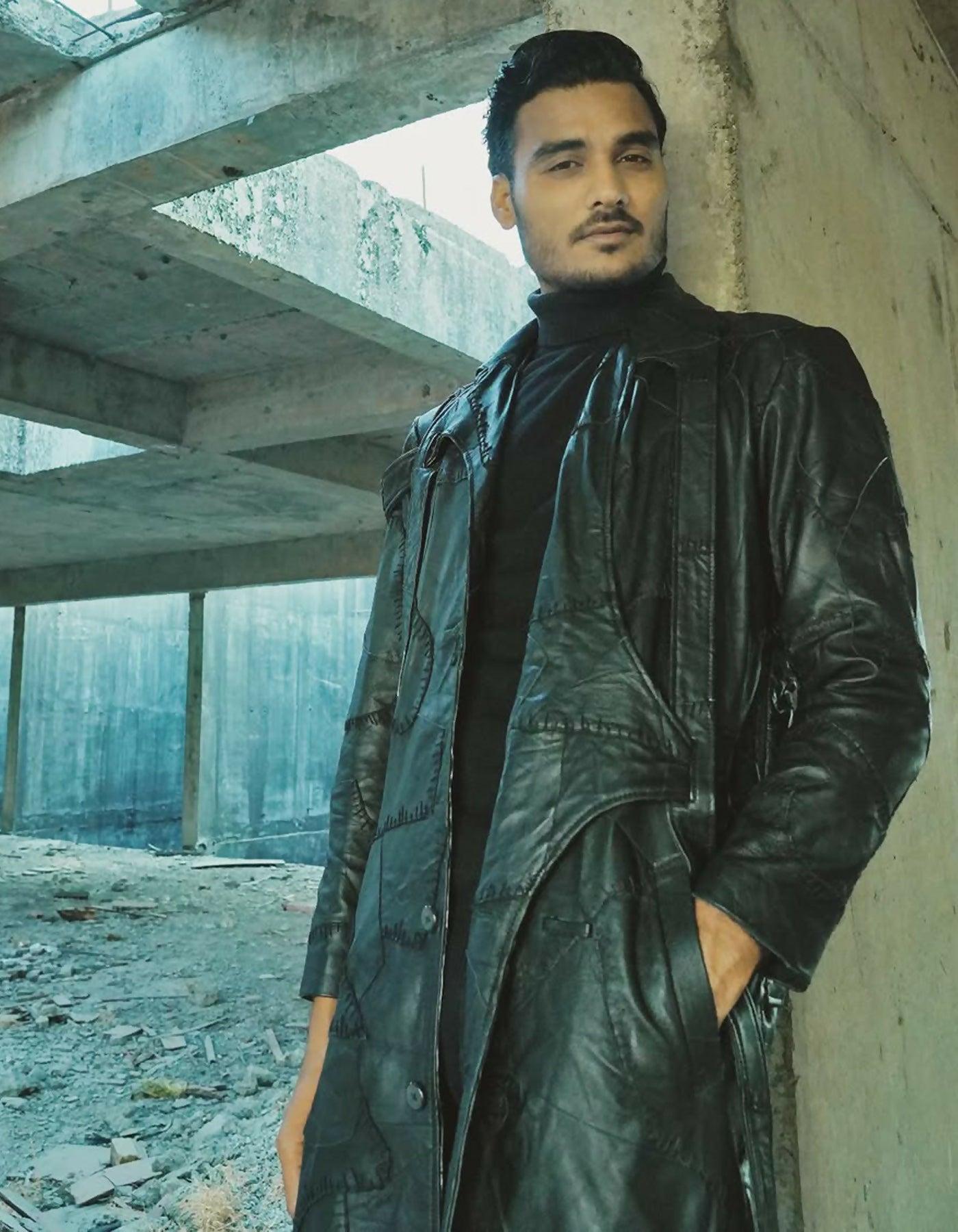 Unisex Genuine Leather Coat by ELSA NILAJ