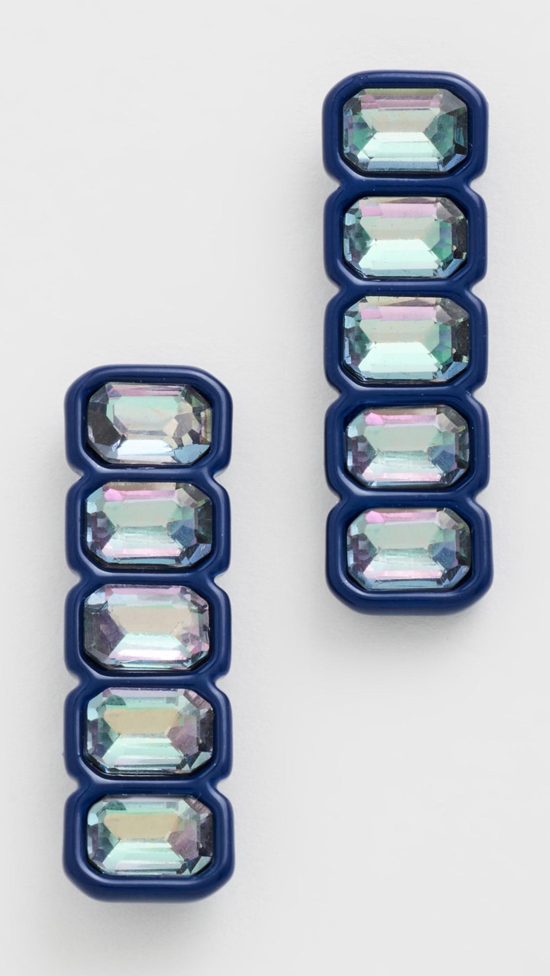 Spray Coated Linear Post Earrings by ELSIE FRIEDA