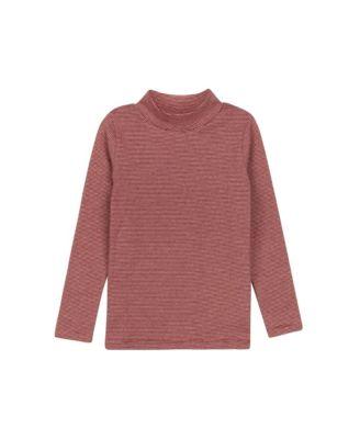 Girls' French Terry Autumn Kids Collection Turtleneck Top - Baby by ELY'S&CO.