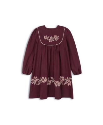 Girls' Stitch Embroidered Wool Collection Dress- Little Kid by ELY'S&CO.