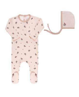 Unisex Berry Collection Footie + Bonnet - Baby by ELY'S&CO.