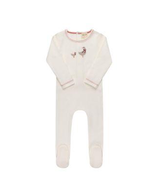 Unisex Cross Stitch Duckling Collection Footie - Baby by ELY'S&CO.