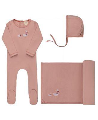 Unisex Cross Stitch Duckling Collection Layette Set - Baby by ELY'S&CO.