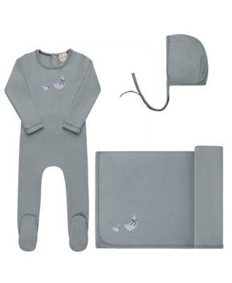 Unisex Cross Stitch Duckling Collection Layette Set - Baby by ELY'S&CO.