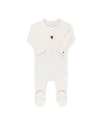 Unisex Embroidered Heart and Star Collection Footie - Baby by ELY'S&CO.