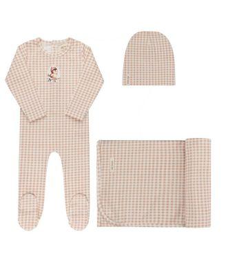 Unisex Gingham Owl Collection Layette Set - Baby by ELY'S&CO.