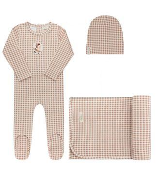 Unisex Gingham Owl Collection Layette Set - Baby by ELY'S&CO.