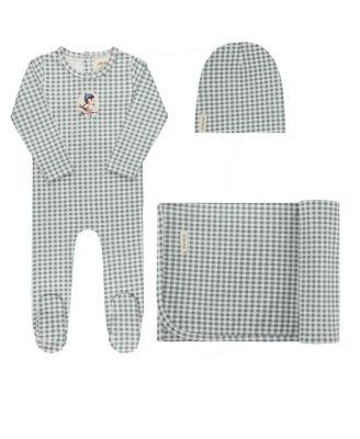 Unisex Gingham Owl Collection Layette Set - Baby by ELY'S&CO.