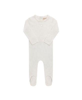 Unisex Heart and Star Button Pointelle Collection Footie - Baby by ELY'S&CO.