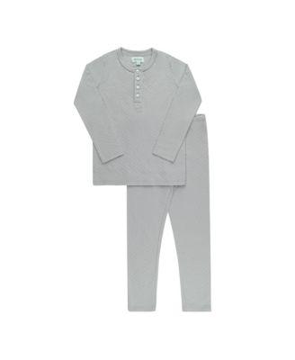 Unisex Heart and Star Button Pointelle Collection Lounge Set - Baby by ELY'S&CO.