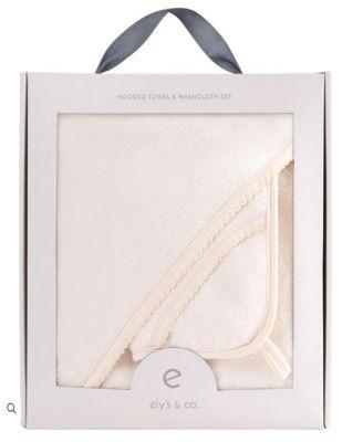 Unisex Hooded Towel & Washcloth - Baby by ELY'S&CO.