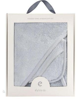 Unisex Hooded Towel & Washcloth - Baby by ELY'S&CO.