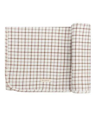 Unisex Modal French Terry Plaid Sheep Collection Blanket - Baby by ELY'S&CO.
