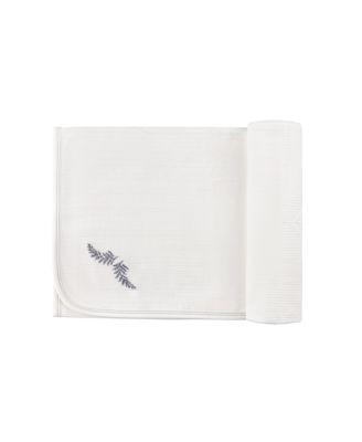 Unisex Organic Cotton Embroidered Collar Collection Blanket - Baby by ELY'S&CO.
