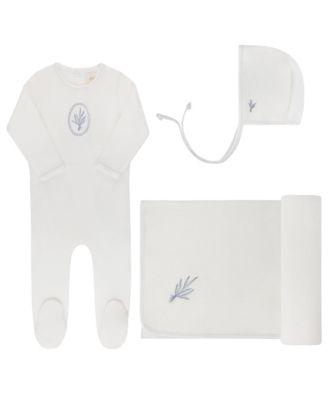 Unisex Velour Center Floral Collection Take Me Home Set - Baby by ELY'S&CO.