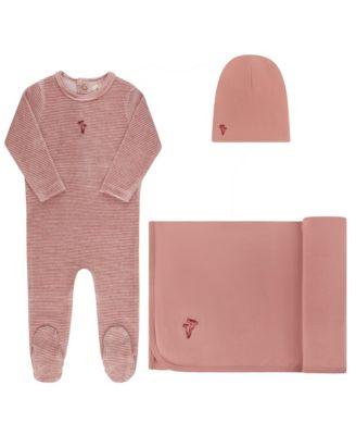 Unisex Velour Stripe Collection Take Me Home Set - Baby by ELY'S&CO.