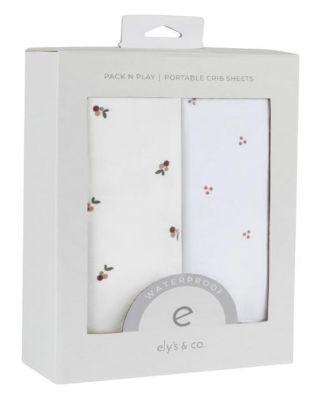 Waterproof Pack N Play | Mini Portable Crib Sheet Set - Age 0-9 Months by ELY'S&CO.