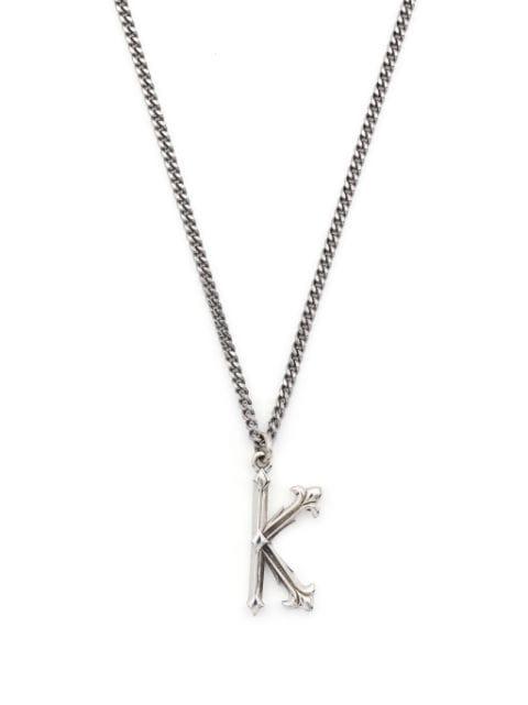 Alphabet pedant necklace by EMANUELE BICOCCHI