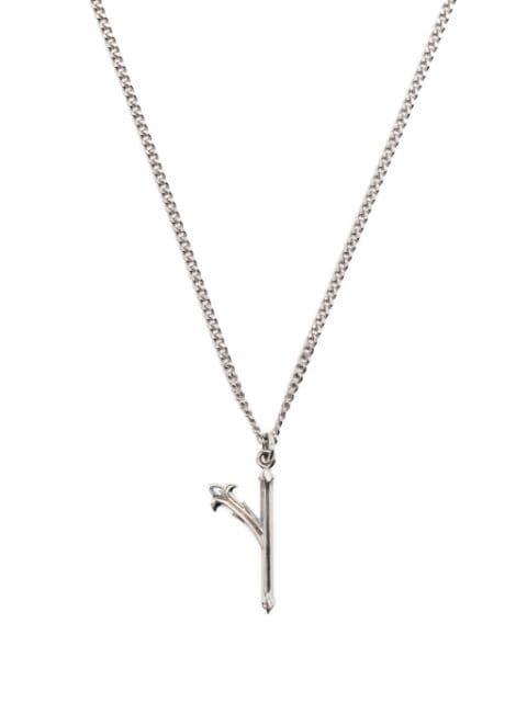Alphabet pendant necklace by EMANUELE BICOCCHI