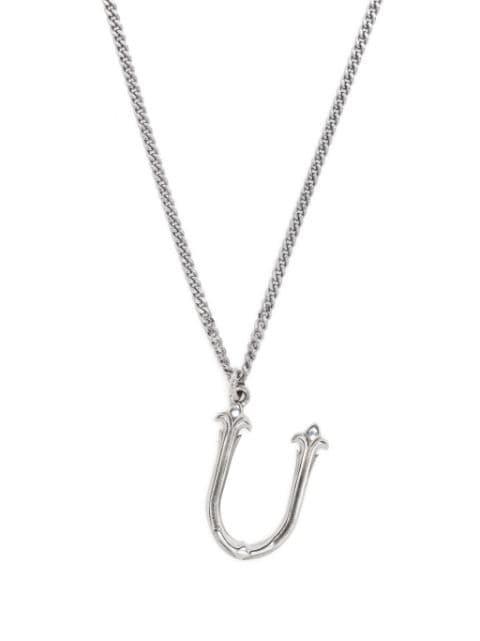 Alphabet pendant necklace by EMANUELE BICOCCHI