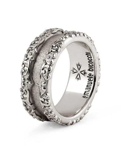 Arabesque double band ring by EMANUELE BICOCCHI