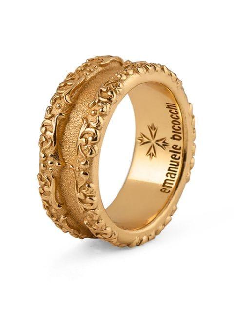 Arabesque double band ring by EMANUELE BICOCCHI