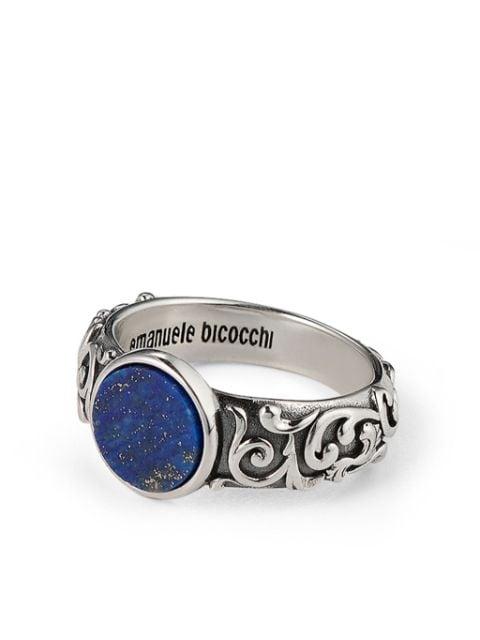 Arabesque malachite ring by EMANUELE BICOCCHI