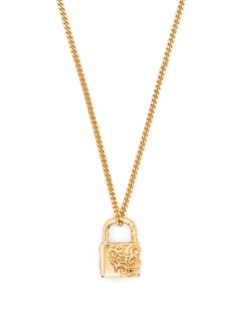 Arabesque padlock pendant necklace by EMANUELE BICOCCHI