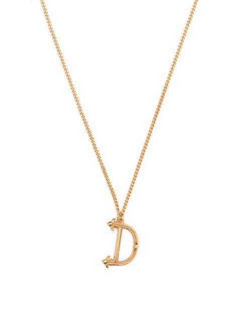 D alphabet-pendant necklace by EMANUELE BICOCCHI