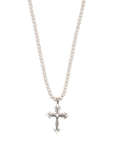 Fleury cross beaded necklace by EMANUELE BICOCCHI