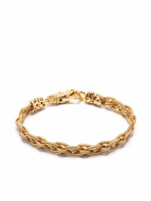 Gold Plated Celtic Braid Bracelet by EMANUELE BICOCCHI