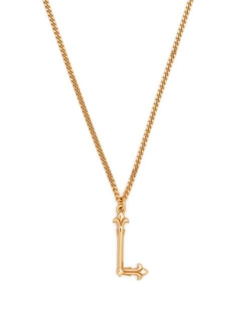 L Alphabet Pendant necklace by EMANUELE BICOCCHI