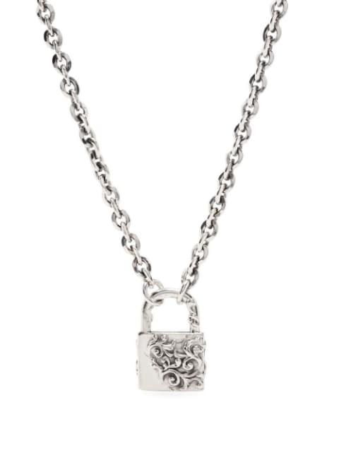 Large Arabesque padlock necklace by EMANUELE BICOCCHI