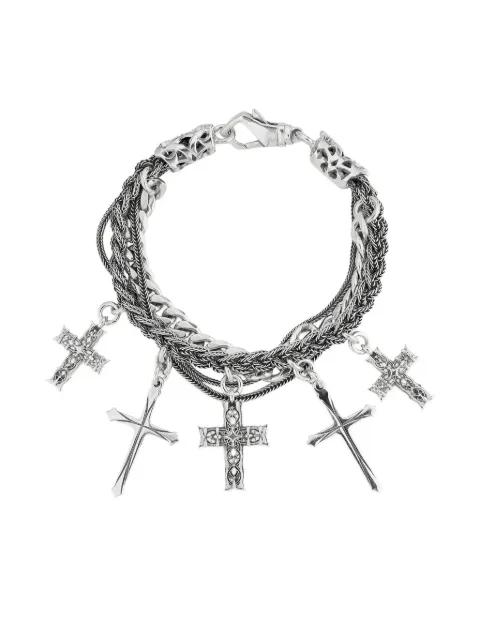 Notre-Dame cross-charm bracelet by EMANUELE BICOCCHI