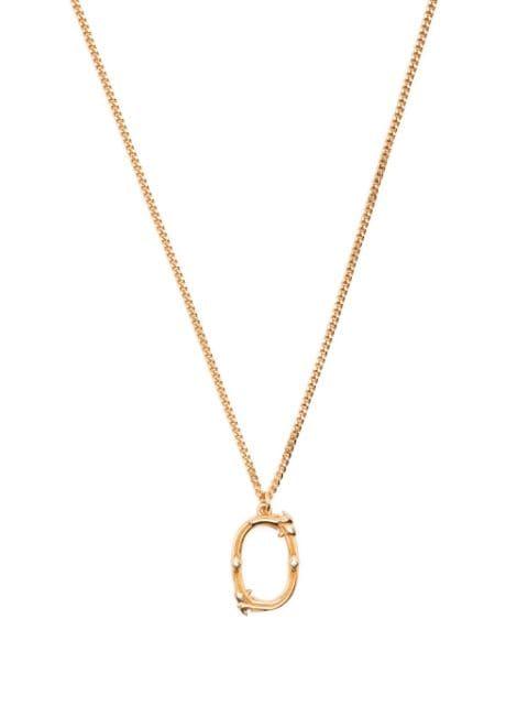 O Alphabet Pendant necklace by EMANUELE BICOCCHI