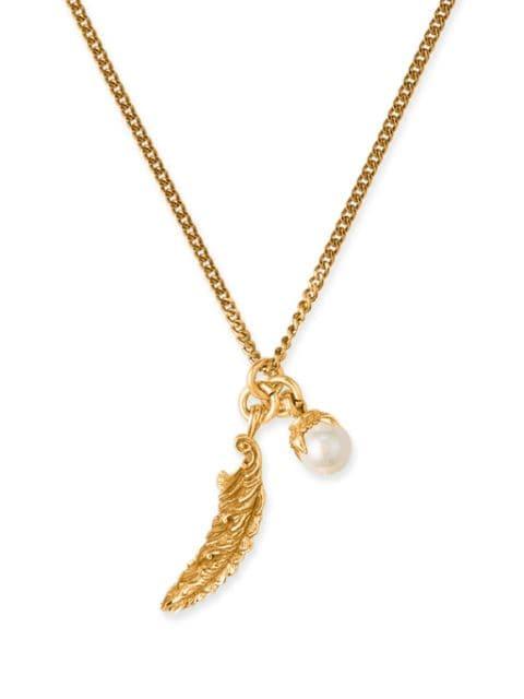 Piuma pearl necklace by EMANUELE BICOCCHI