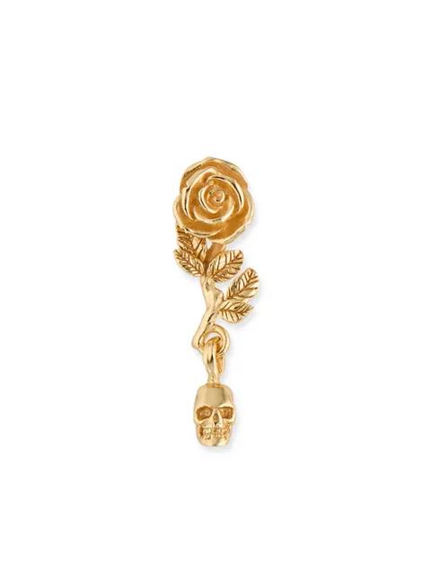 Rose and Skull earring by EMANUELE BICOCCHI