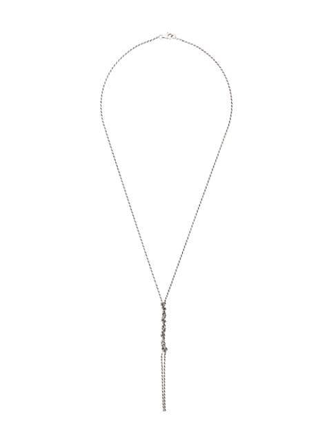 crochet chain necklace by EMANUELE BICOCCHI