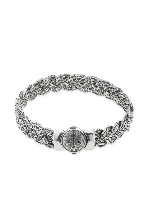 diamond-cut flat braided bracelet by EMANUELE BICOCCHI
