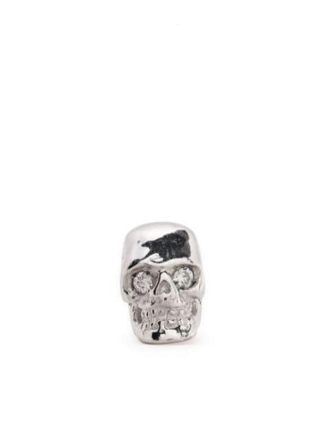 diamond eye skull single earring by EMANUELE BICOCCHI